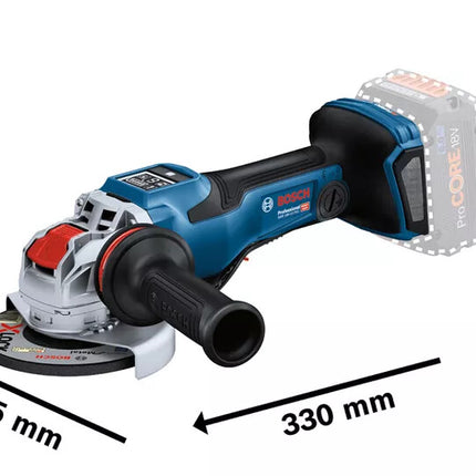 Bosch GWX 18V-15 P Haakse Accu Slijpmachine - 06019H6F01