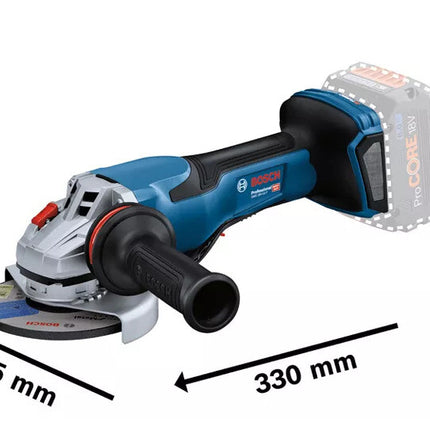 Bosch GWS 18V-15 P Accu Haakse Slijpmachine - 06019H6A01