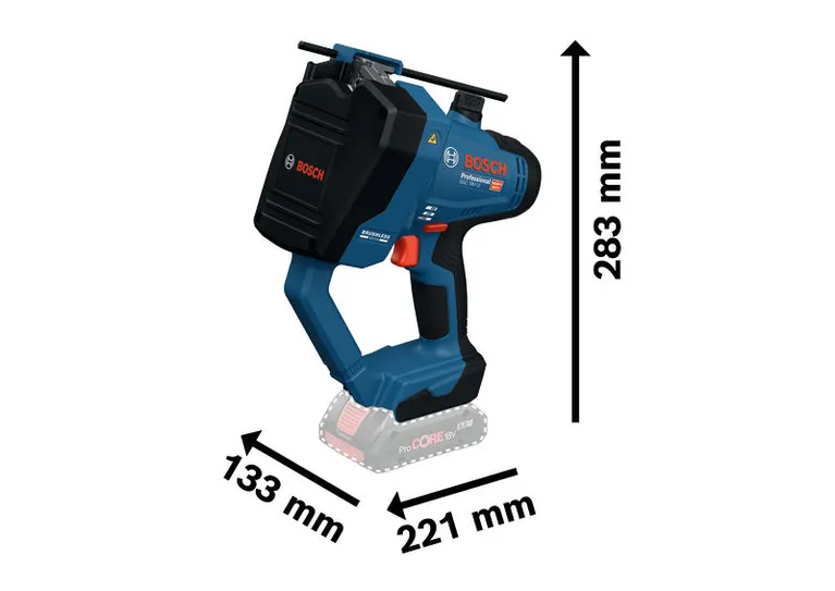Bosch GGC 18V-12 18V Accu Draadeindknipper - 06019M8000