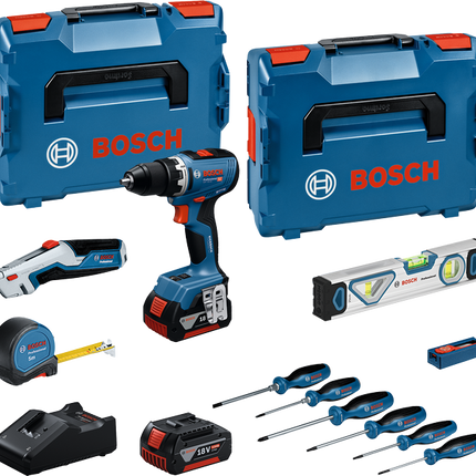 Bosch GSR 18V-65 Accuschroefboormachineset 31/63Nm 2x accu's in L-BOXX - 0615A5007K