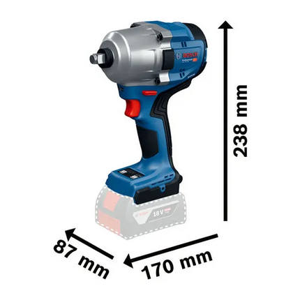 Bosch GDS 18V-780 18V Accu Slagmoeraanzetter in L-Boxx - 06019P4021