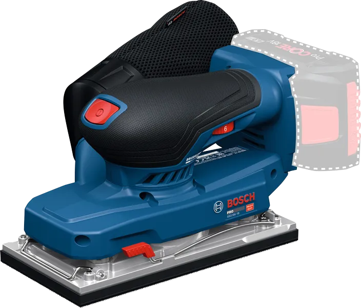 Bosch GSS18V-18 Accu Vlakschuurmachine - 06019R7001