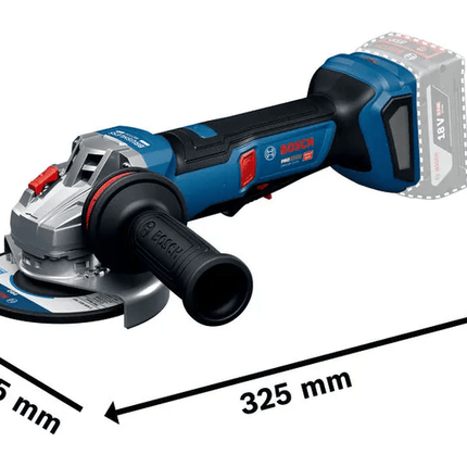 Bosch GWS18V-11PS Accu Haakse Slijpmachine in L-Boxx - 06019N4302