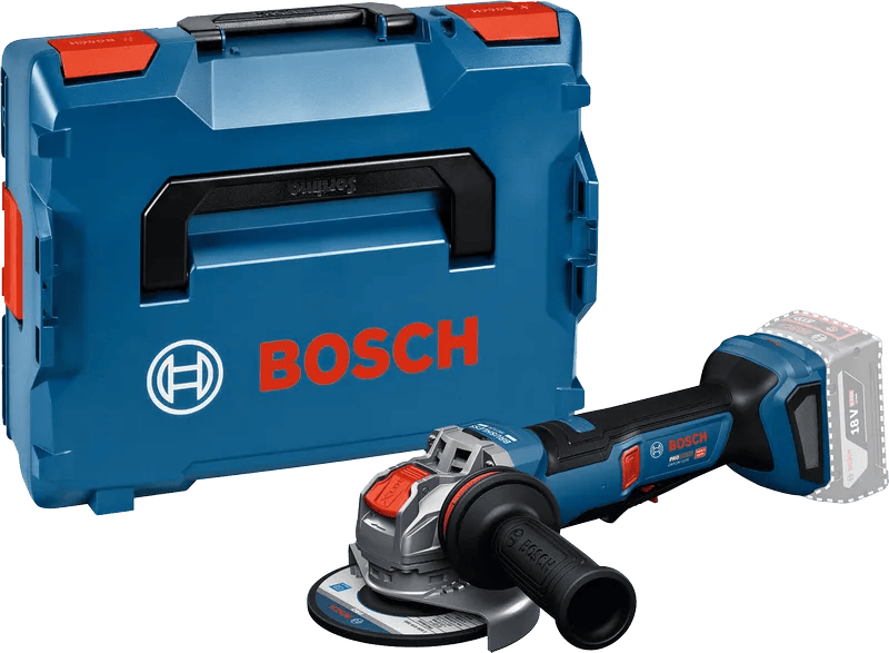 Bosch GWS18V-11PS Haakse Slijpmachine in L-Boxx - 06019N4301