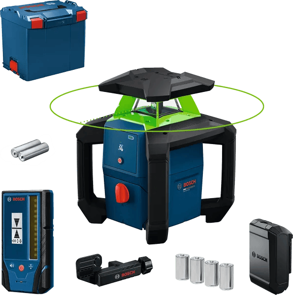 Bosch GRL18V-3-31G Rotatielaser 2xAA en Houder in L-Boxx 374 - 0601061G01