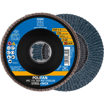 Afbeelding PFERD TOOLS lamellenslijpschijf PFC/PFF PSF STEELOX