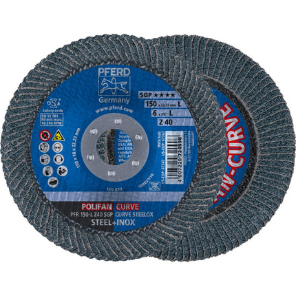 Afbeelding PFERD TOOLS lamellenschijf, curve PFR SGP CURVE STEELOX