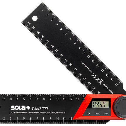 Afbeelding SOLA digitale hoekmeter WMD 200