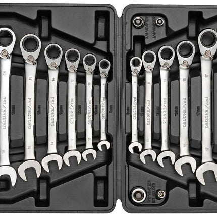 Afbeelding Gedore ringratel-steeksleutelsets R07203016