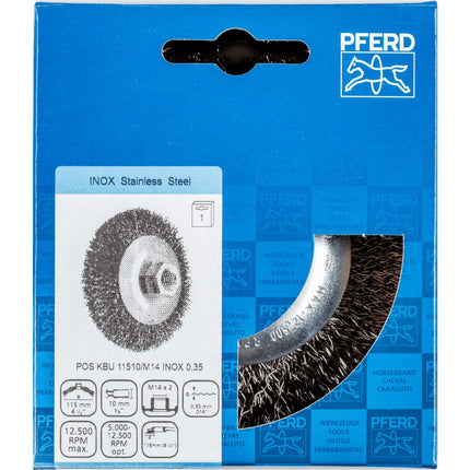 Afbeelding PFERD TOOLS komborstel schroefdraad KBU