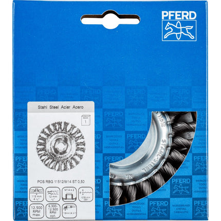 Afbeelding PFERD TOOLS rondborstel getordeerd RBG