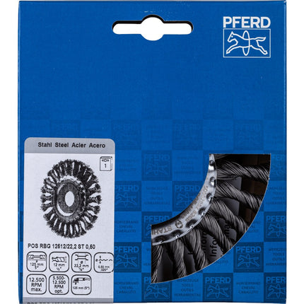 Afbeelding PFERD TOOLS rondborstel getordeerd RBG