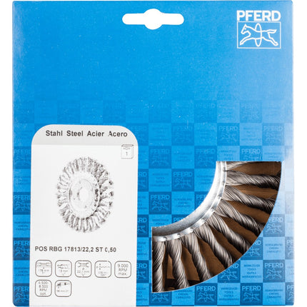 Afbeelding PFERD TOOLS rondborstel getordeerd RBG