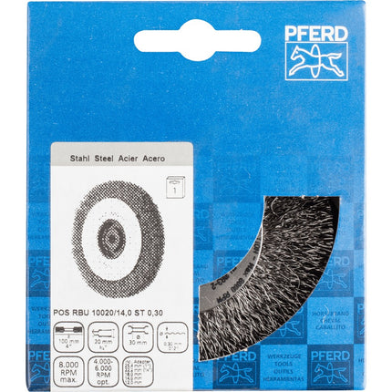 Afbeelding PFERD TOOLS ronde borstel RBU