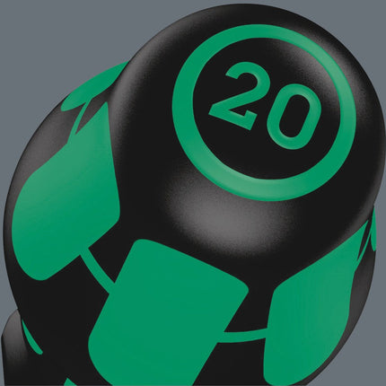 <b>Handgreepcodering</b><br/>De markering van de handgreep met schroevensymbool en grootte van de schroef maakt het makkelijk om de schroevendraaier in de gereedschapstas of op de werkplek te vinden.