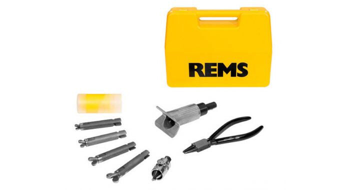 REMS Hurrican H Elektrische buisuithalerSet 3/8+1/2+5/8+3/4+7/8" - 151005 R