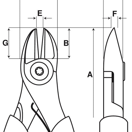 Bahco Zijsnijtang ERGO 180mm – 2101G-180