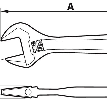 Bahco Moersleutel 8072 - 255mm – 00123003