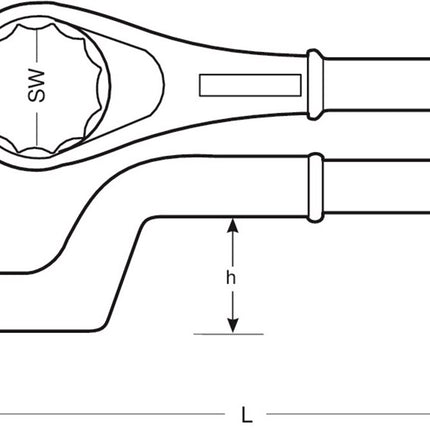 Bahco Opsteekringsleutel 65mm – 310M-65