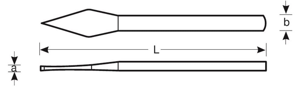 Bahco Beitel Puntig ALBR 8mm – NS604-300