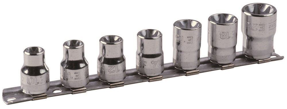 Bahco Doppenset 3/8" TORX RAIL 7D – 7400TORX-ER/S7
