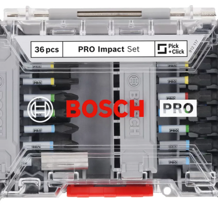 Bosch PRO IMPACT Schroefbitset 36-delig in Display - 2608522517