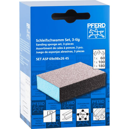 Afbeelding PFERD TOOLS schuurvellenset linnen blauw