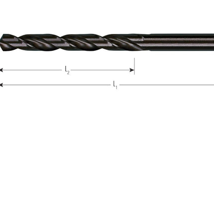 HSS-R Spiraalboor, SILVER-LINE, in box