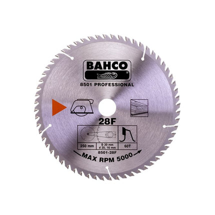 Bahco Cirkelzaag Hout 300X30mm 60T – 8501-30XF