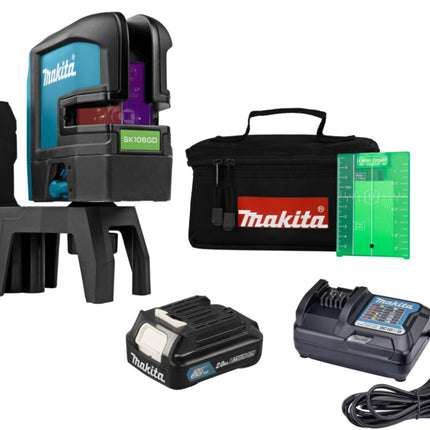 Makita SK106GDW CXT 12V Max Kruislijnlaser Groen