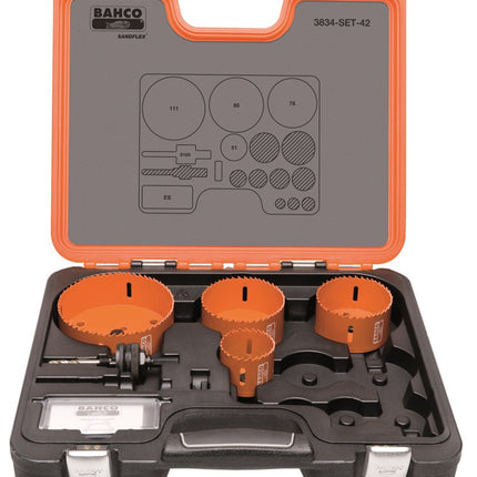 Bahco Gatzagenset Bimetaal 6D – 3834-SET-42
