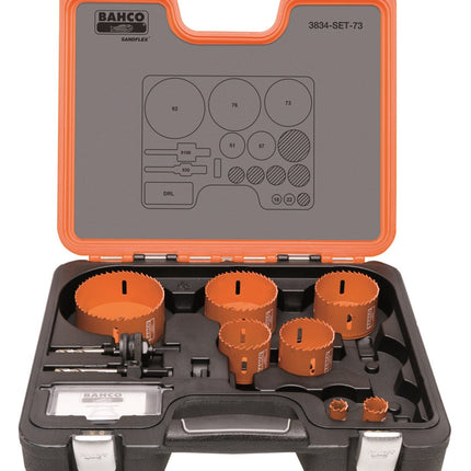 Bahco Gatzagenset Bimetaal 9D – 3834-SET-73