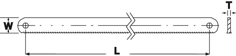 BAHCO METAALZAAGBLAD HSS 18 100D