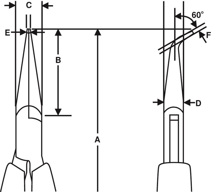 Bahco Lange Punttang Lindstrom – 7892