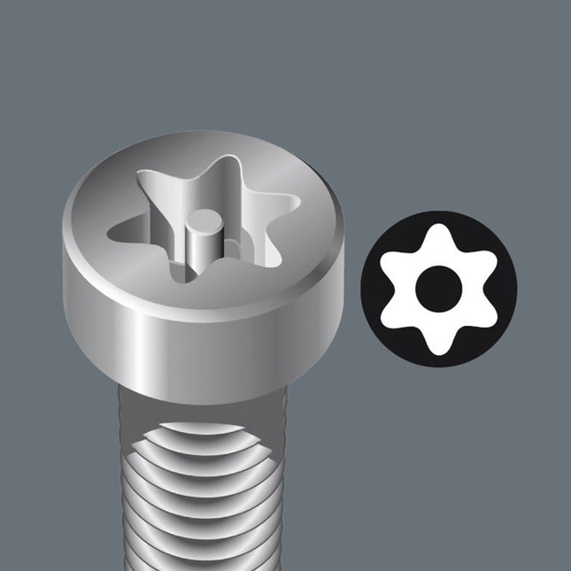 WERA 3867/4 TX BO BITS MET BORING - TX30RVS