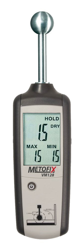 Metofix VM128 Vochtmeter Klimaattechiek in Tasje Incl. Batterijen – 545709