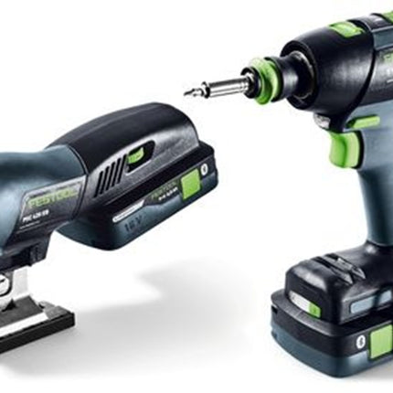 Afbeelding Festool montageset accuboormachine/decoupeerzaag T 18+3/PSC 420 HPC I-Set