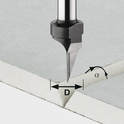 Afbeelding Festool gipsplaatfrees hw HW S8 D12,5/45°