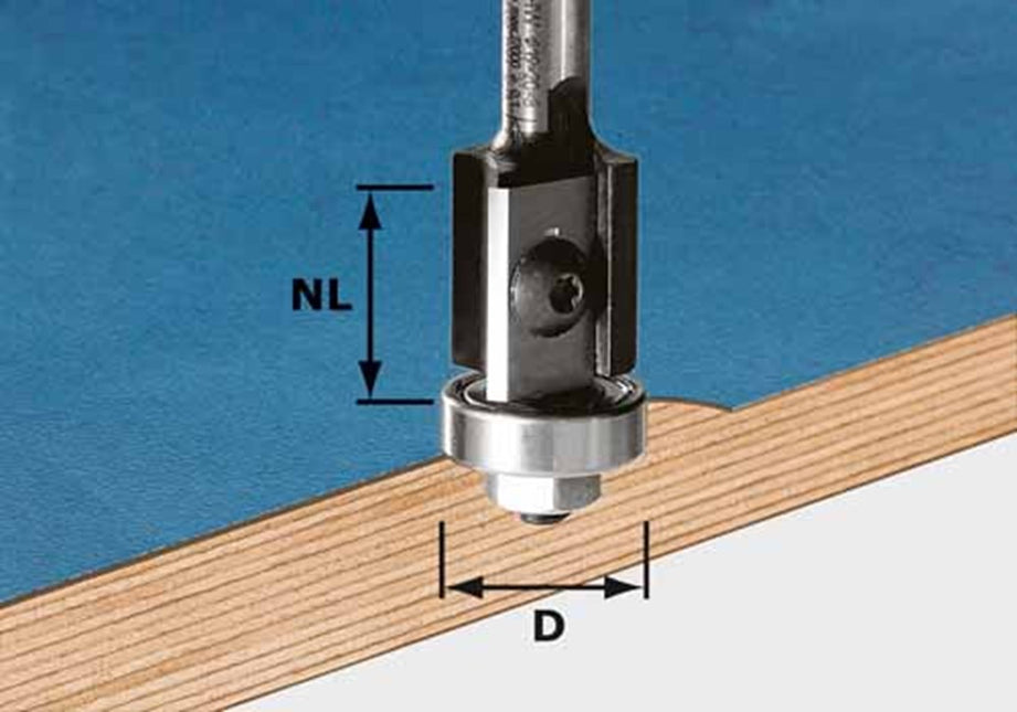Keermes-kantenfrees HW schacht 8 mm HW S8 D19/20WM Z2