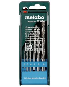 Metabo HSS-G Borencassette Metaal 6-Delig