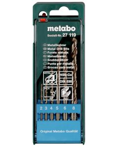 Metabo HSS-Co Borencassette Metaal 6-Delig
