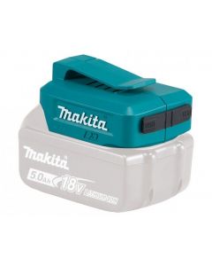 Makita ADP05 14.4V en 18V Li-Ion accu USB adapter