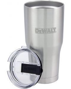 DeWalt DXC30OZTSS Thermo Beker Zilver 900ml Isolatiebeker voor veel Koffie en Frisdrank 0.9L