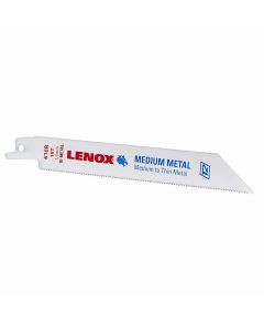 Lenox 25x reciprozaagbladen bimetaal 152x19x0.9mm 18 TPi 20529B618R