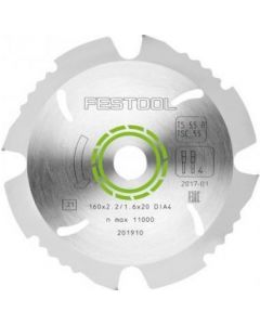 Festool 160X2,2X20 DIA4 Cirkelzaagblad Dia 201910
